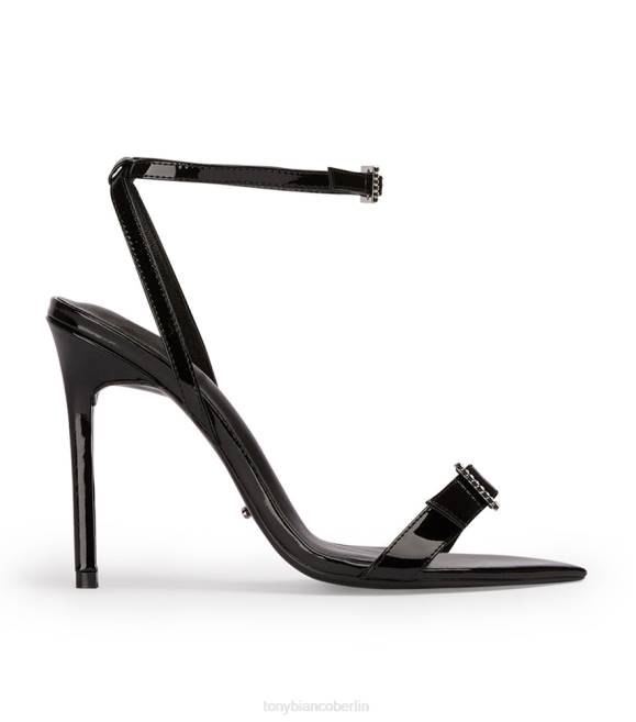 Stöckelschuhe| de Tony Bianco Frauen Mopsy-Absätze schwarzes Lackleder 4624140